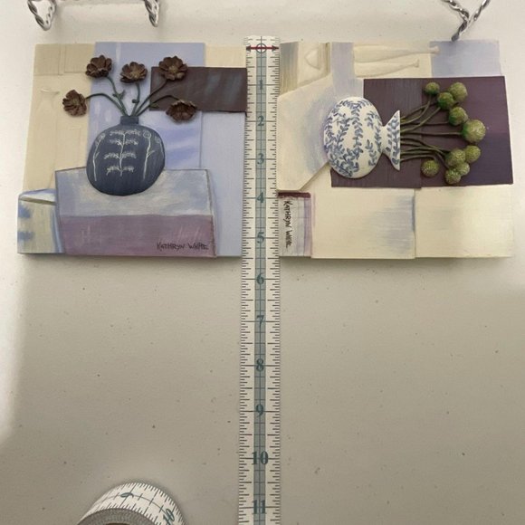 Kathryn White 3-D Signed Ceramic Tiles - Picture 8 of 10